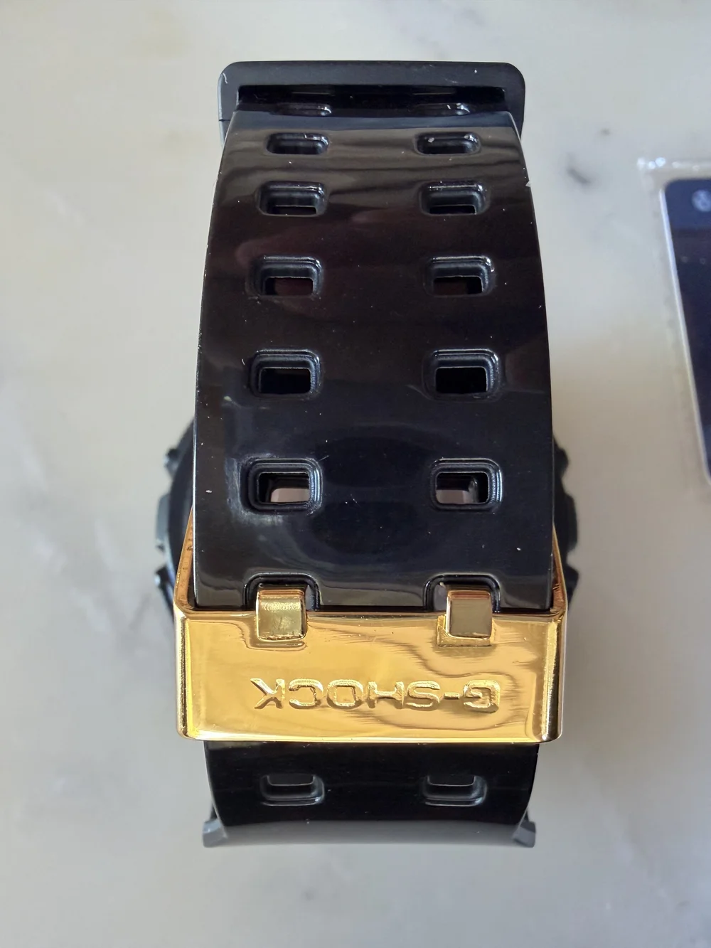 Casio G-Shock Black and Gold Analog-Digital Sport Watch